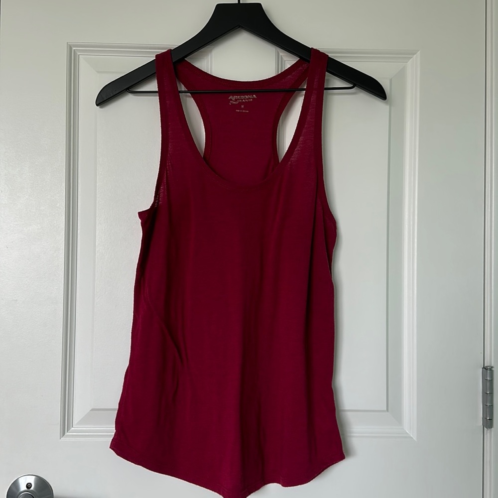 Dark Red Tank Top